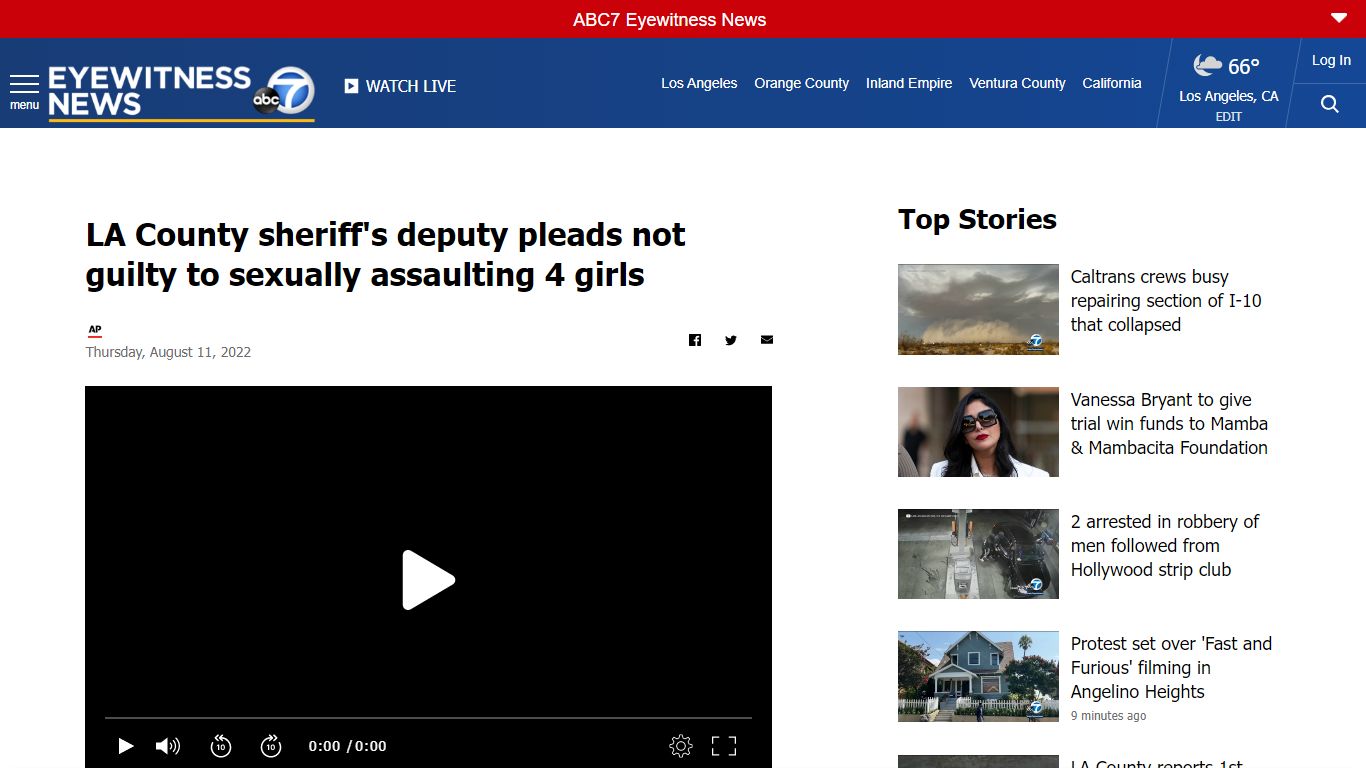 LA County sheriff's deputy pleads not guilty to sexually assaulting 4 ...